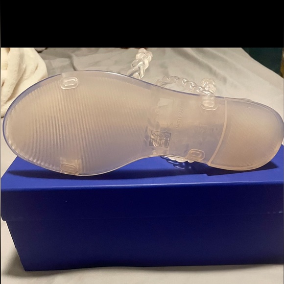 Stuart Weitzman - NIB | Braided Jelly Clear Slide-On Sandals - Size 39.5/9B - Picture 10 of 11